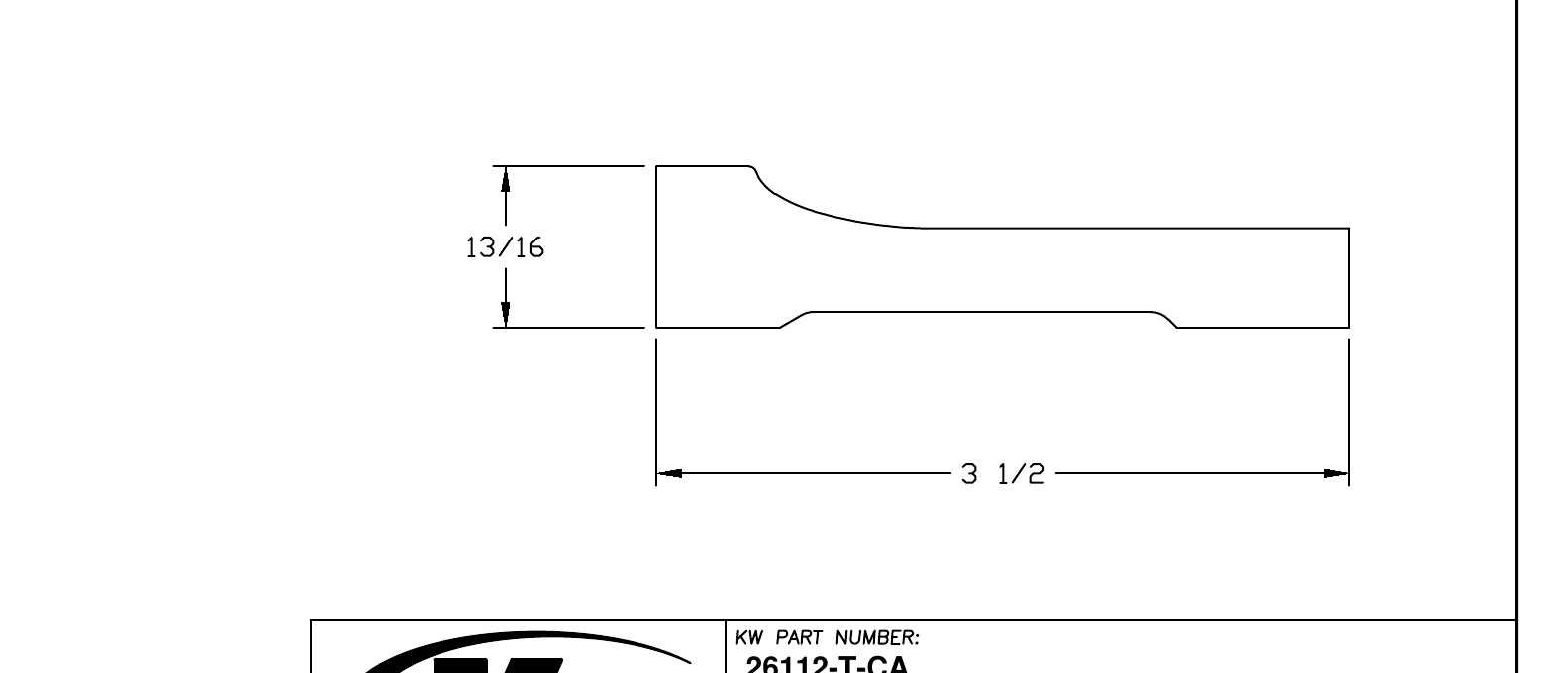 Koetter 26112-T-CA Casing Profile