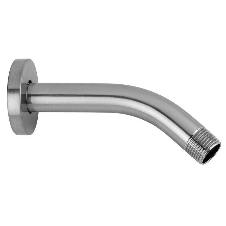 Jaclo 8 inch 45 Degree Brass Showerarm Contemporary Escutcheon Polished Nickel